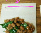 大葉と納豆の棒揚げ　ワンタン皮で作り方3写真