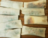 大葉と納豆の棒揚げ　ワンタン皮で作り方4写真