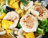 甘酢野菜あんかけの豆腐ハンバーグ作り方9写真