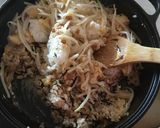 納豆ともやしの節約お焦げチャーハン作り方4写真