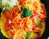 スキレットで☆懐かしの鉄板ナポリタン作り方8写真