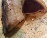 ニンニクと生姜をきかせた焼き鰹のお刺身作り方6写真