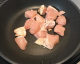 獅子唐と鶏肉の生姜味噌焼き浸し作り方3写真