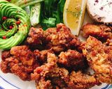 スナック感覚☆イノシシの塩麹カレー唐揚げ作り方10写真