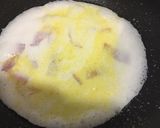 あおさとベーコンのクリームパスタ♪作り方3写真
