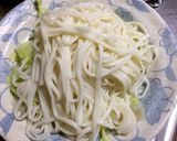 超楽々 冷しゃぶおろポンオニうどん作り方1写真