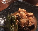 獅子唐と鶏肉の生姜味噌焼き浸し作り方6写真