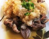 鳥ハートのおろしポン酢deサッパリがけ作り方6写真