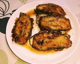 旨ウマ♪ナスと豚肉のピカタ風挟み焼き作り方6写真