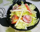 旨ウマ♪夏野菜とカニかまシーザーサラダ作り方7写真