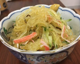 そうめんかぼちゃの冷し中華風作り方8写真