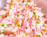 先に味付けオムライス！作り方2写真