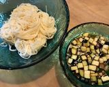 素麺のつゆ☆夏野菜3種入り作り方3写真