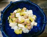 犬ご飯　麻婆豆腐風あんかけご飯作り方7写真