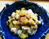 犬ご飯　麻婆豆腐風あんかけご飯作り方8写真