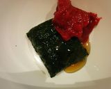 モロヘイヤと梅のもっちりお粥作り方1写真