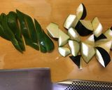 いろどり野菜のごま味噌炒め作り方1写真