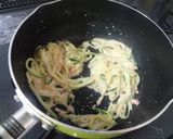 ズッキーニ麺de明太スパ風作り方4写真