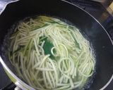 ズッキーニ麺de明太スパ風作り方3写真