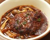 時短☆簡単　基本の煮込みハンバーグ作り方10写真