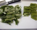 タイ風＊空芯菜のピリ辛ガーリック炒め作り方1写真
