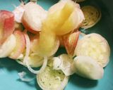 超簡単！夏にさっぱり茗荷メカブ乗せ豆腐！作り方1写真