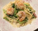 海老のクリームパスタ作り方3写真