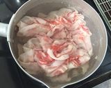 ご飯が進む！豚しゃぶのニンニクごまダレ作り方2写真