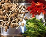 即簡単！ニンニクの芽としめじのコク旨炒め作り方1写真