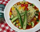 簡単♪トマトジュースで冷製カペッリーニ♡作り方5写真