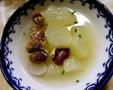 冬瓜あさりスープ作り方5写真
