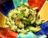 オメガ3たっぷり。夏野菜ゴーヤのおひたし作り方7写真