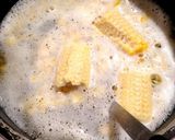 夏の旬の味☆生コーンとオクラの味噌汁＊作り方3写真