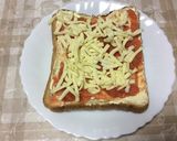 めんたいピザトースト作り方3写真