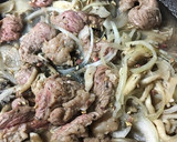 牛肉とキノコとキャベツの中華風花山椒炒め作り方4写真
