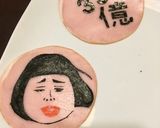 ブルゾン ちえみ キャラ弁 海苔アート作り方3写真