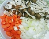 フライパンで♪野菜たっぷり鶏肉のトマト煮作り方1写真