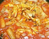 フライパンで♪野菜たっぷり鶏肉のトマト煮作り方8写真