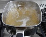 きな粉と金ごまとチーズのパスタ作り方1写真