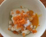 授乳中も！おからキャロット蒸しケーキ作り方1写真