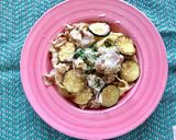 豚肉とズッキーニのレモンクリームパスタ作り方10写真