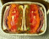 赤サンドイッチお弁当⭕️ボリュームサンド作り方11写真