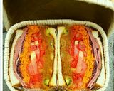赤サンドイッチお弁当⭕️ボリュームサンド作り方12写真