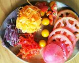 赤サンドイッチお弁当⭕️ボリュームサンド作り方1写真