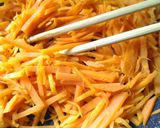 人参の味噌バター炒め作り方3写真