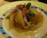 桃の冷製パスタ作り方6写真