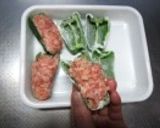 ピーマンの肉詰めおろしあんかけ作り方3写真