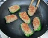 ピーマンの肉詰めおろしあんかけ作り方4写真