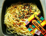 お茶漬けの素で♪超簡単タラコパスタ作り方4写真