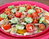レンジで!かぼちゃとトマトのチーズ蒸し作り方6写真